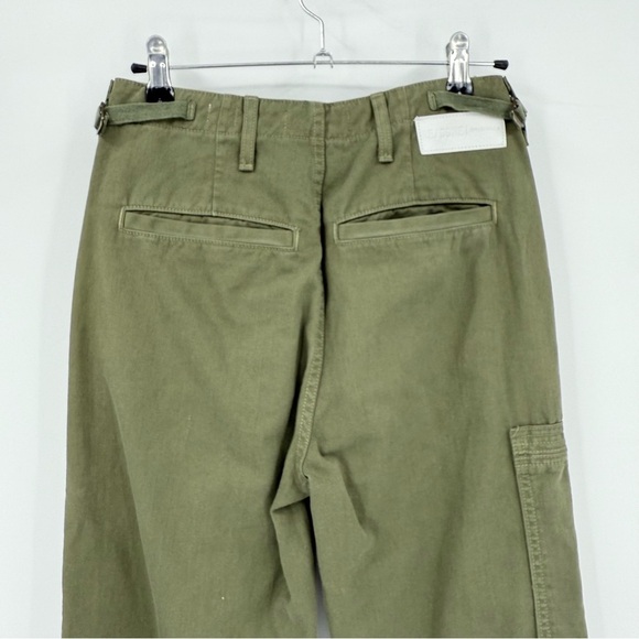 Re/Done Miltary Fatigue Surplus Army Green High Waisted Cargo Pants Size 25 - Picture 13 of 13